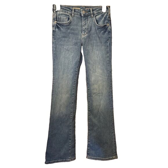 Pilcro Denim - Anthropologie Pilcro The Demilune Boot Flare Bootcut Jeans Light Wash Size 25